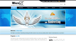 Desktop Screenshot of handwritingimprovement.com