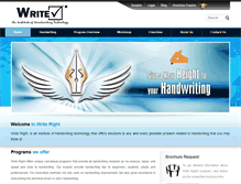 Tablet Screenshot of handwritingimprovement.com